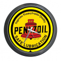 Neonuhr Pennzoil